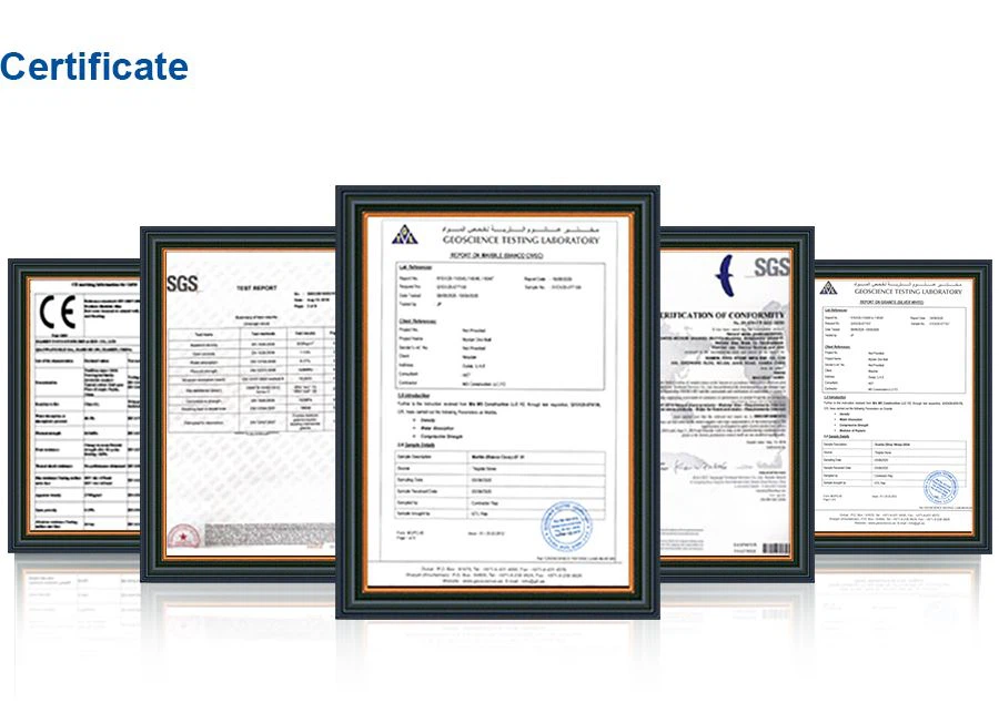Certificate of Building Stone