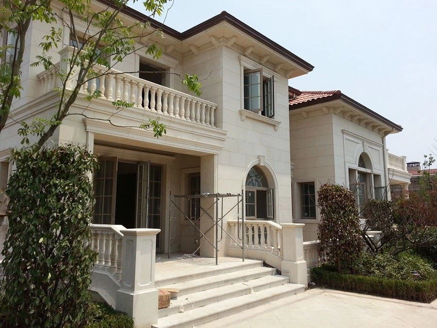 Moleanos Beige Limestone For Exterior Wall