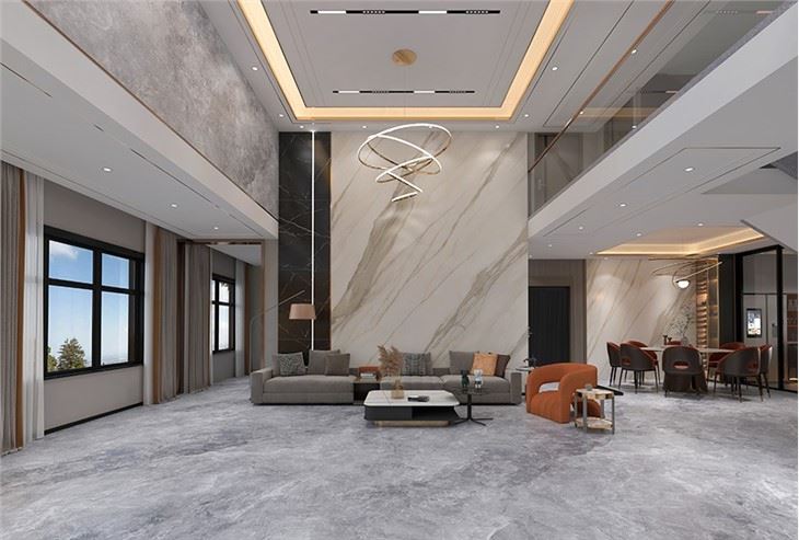 Atlantic Grey Marble For Villa Project