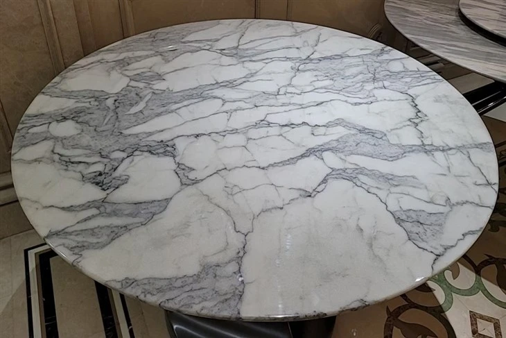 Calacatta Arabescato Marble Table
