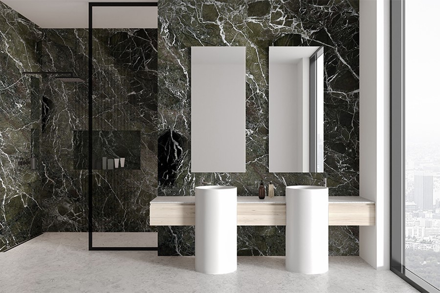 Verde Levanto Marble Bathroom Verde Levanto Marble Bathroom
